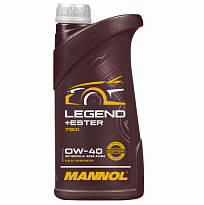 MANNOL 7901 масло мот. синт. Legend+Ester 0W-40 API SN/CF ACEA A3/B3/B4 1л